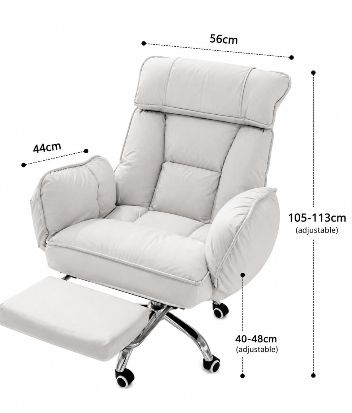 L1 Home Office Flexible Lazy Armchair （180 degree recline)